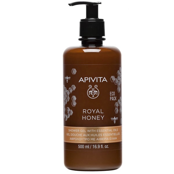 APIVITA Royal Honey Creamy Shower Gel with Essential Oils 16.9 fl.oz