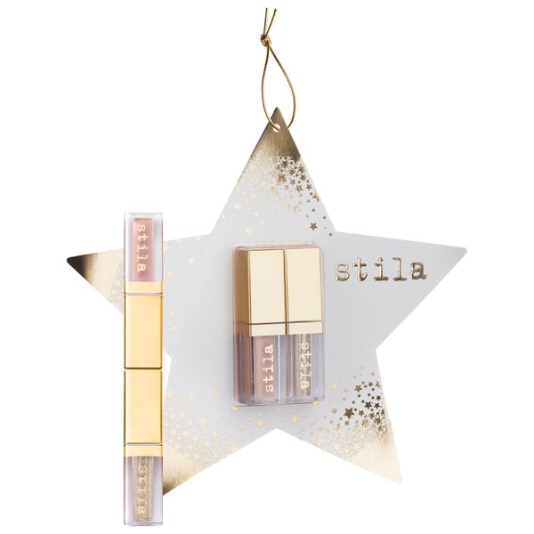 Stila Double Dip Suede Shade and Glitter and Glow Eye Shadow Ornament