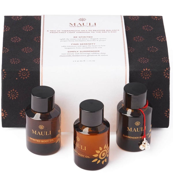 Mauli Trio of Body Oils Gift Set