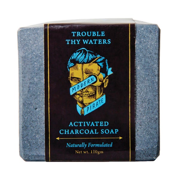 Modern Pirate Trouble Thy Waters Activated Charcoal Soap 110g