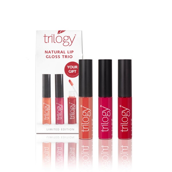 Trilogy Natural Lip Gloss Trio