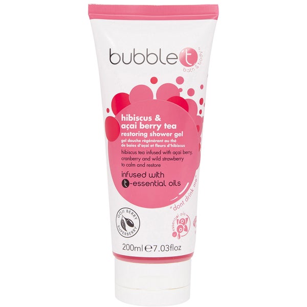 Bubble T 泡沫 T 沐浴啫喱——芙蓉&巴西莓茶 200ml