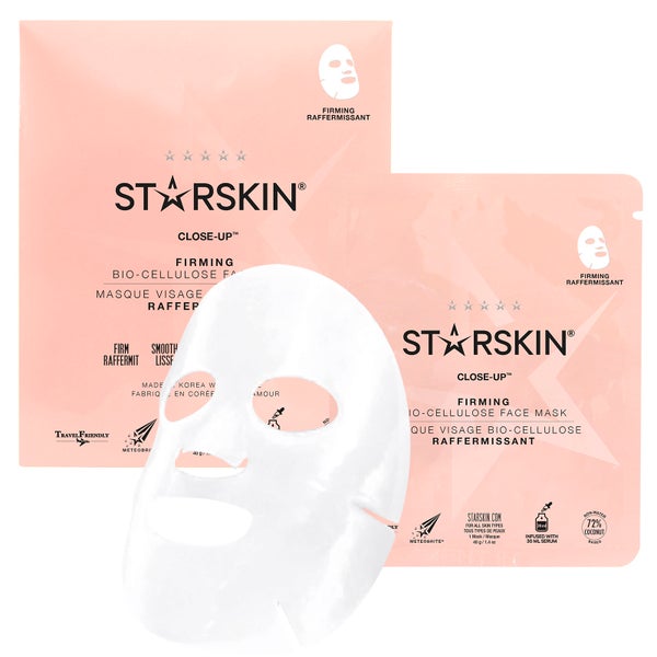 STARSKIN Close-Up™ 椰子生物纤维素第二皮肤紧致面膜