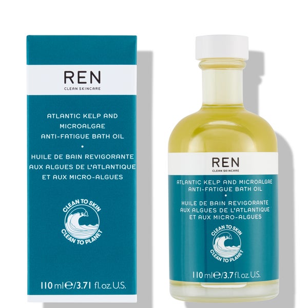 REN 大西洋海藻和镁抗疲惫沐浴油 110ml