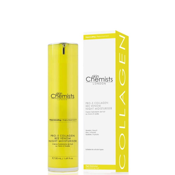 skinChemists Pro-5 胶原蛋白蜂毒夜间保湿乳 50ml