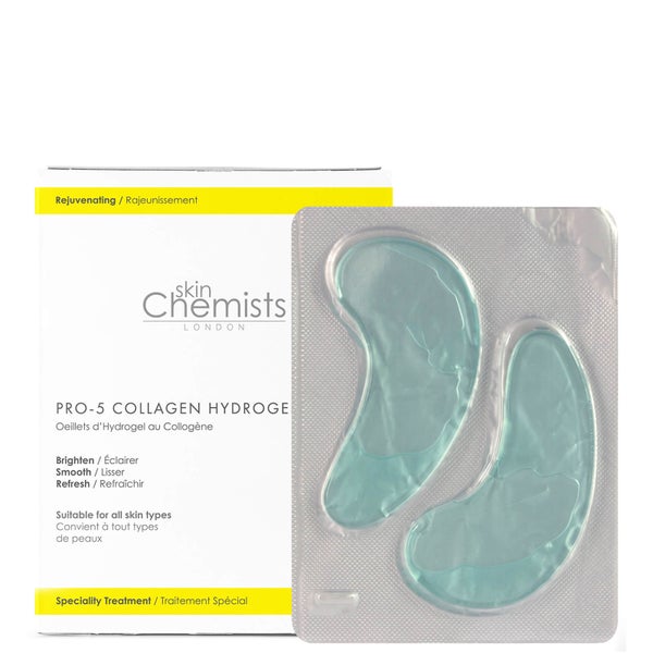 skinChemists Pro-5 胶原蛋白补水啫喱眼膜 | 5 对装