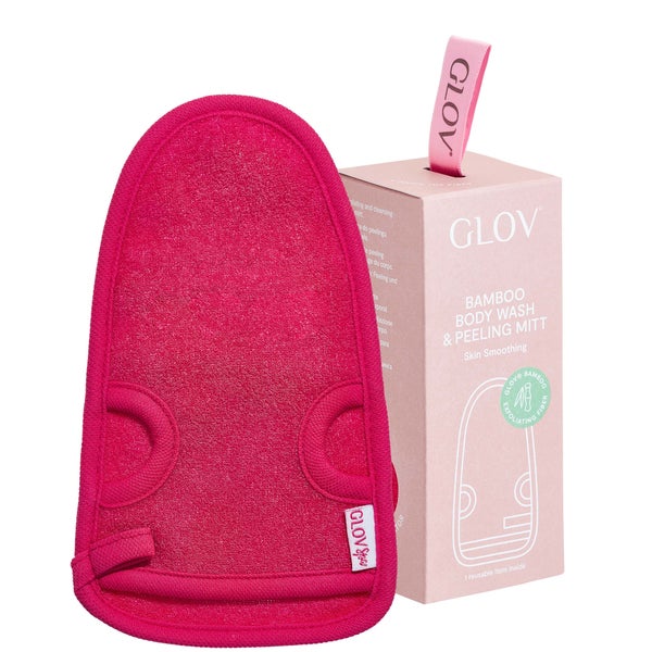 GLOV® 舒缓肌肤去角质手套 | 粉色