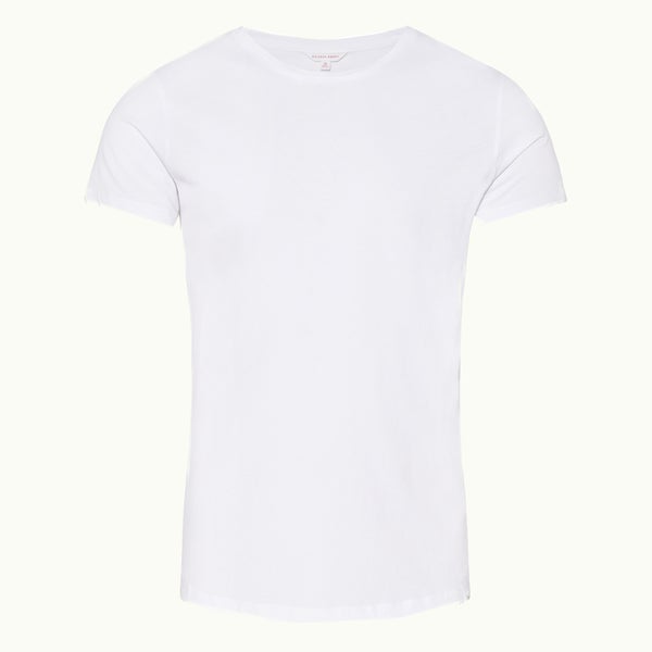 Ob-T 系列定制款修身圆领 T 恤-白色