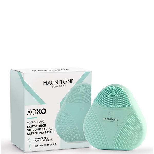 MAGNITONE London XOXO SoftTouch Silicone Cleansing Brush - Green