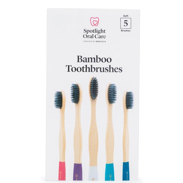 Spotlight Oral Care Bamboo Toothbrush Pack (Pack of 5)