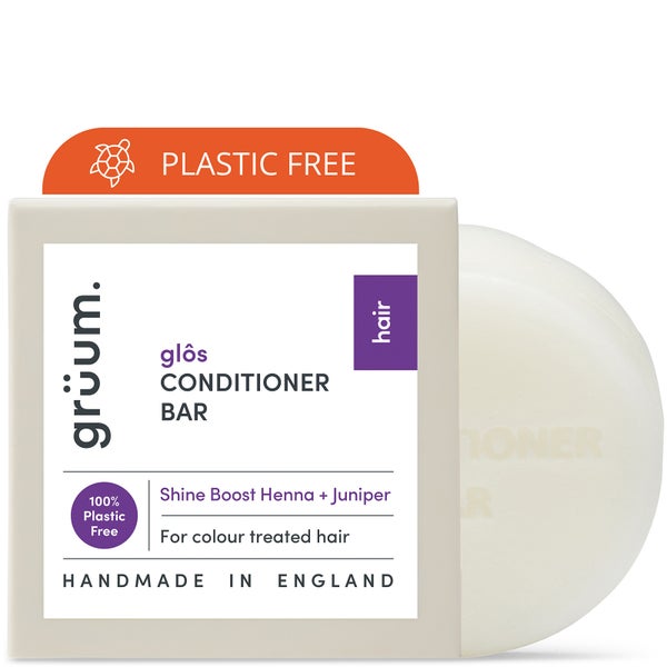 grüum Glôs Zero Plastic Shine Enhancing Conditioner Bar 50g