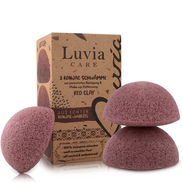 Luvia 魔芋海绵套装 | 红色粘土