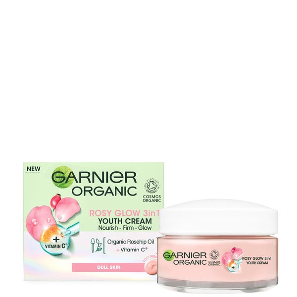 Garnier Organic Rosy Glow 3-in-1 Youth Cream 50ml
