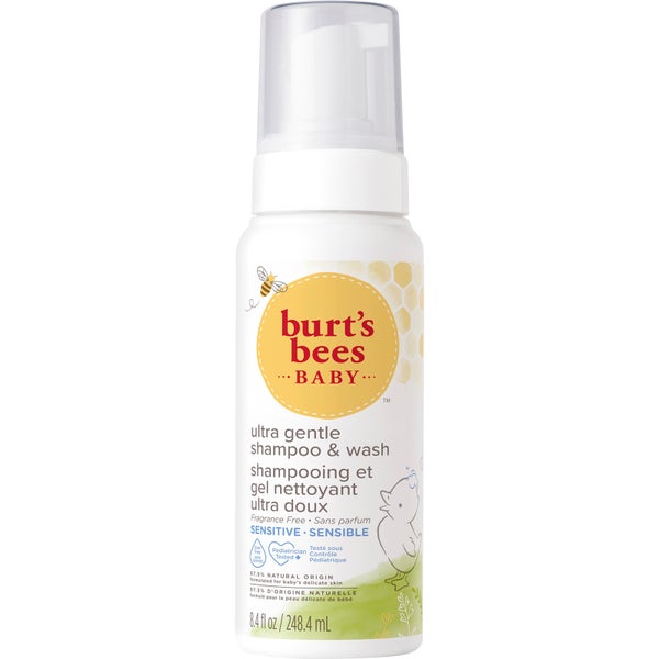 Burt’s Bees Baby Foaming Shampoo & Wash for Sensitive Skin - Fragrance Free