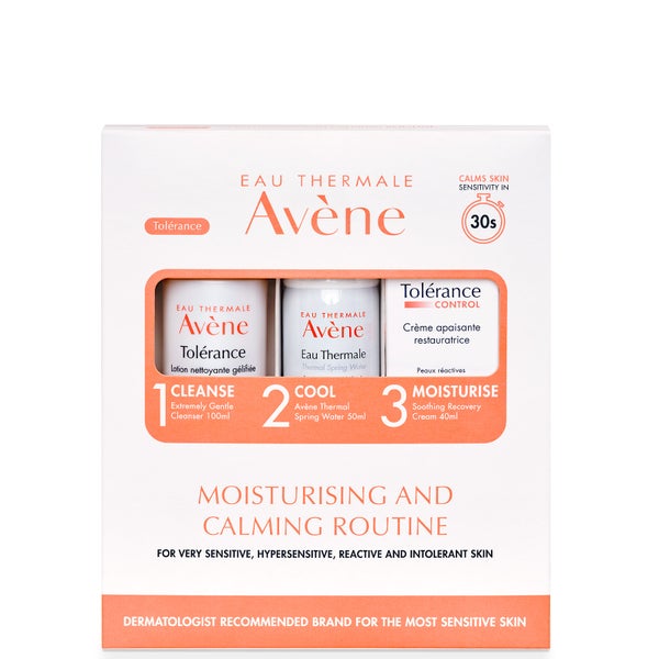 Avène Tolerance Moisturising and Calming 3-Step Routine Kit for Very Sensitive Skin