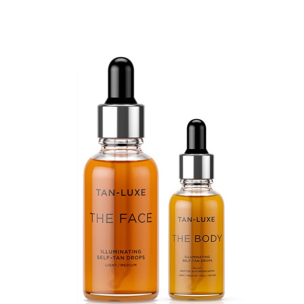 Tan-Luxe Travel Size The Face and The Body Bundle - Light-Medium