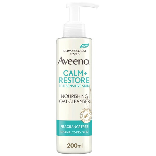 Aveeno Face Calm and Restore Nourishing Oat Cleanser 200ml