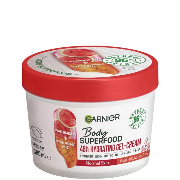 Garnier Body Superfood, Hydrating Gel-Cream, Watermelon and Hyaluronic Acid 380ml