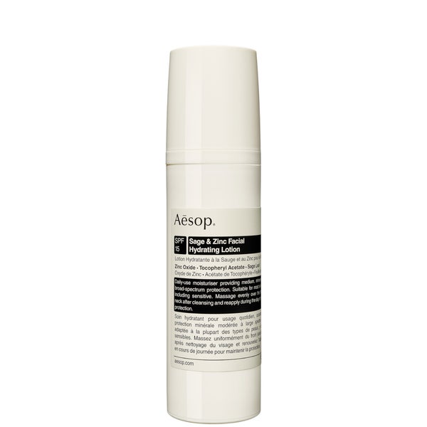 Aesop Sage and Zinc Facial Hydrating Lotion SPF15 50ml