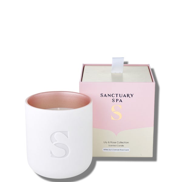 Sanctuary Spa Lily and Rose Scented Candle 260g