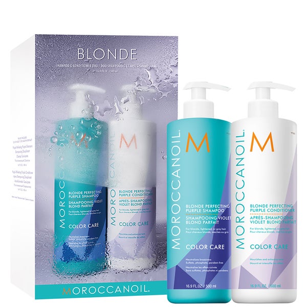 Moroccanoil Blonde Shampoo and Conditioner 500ml Duo