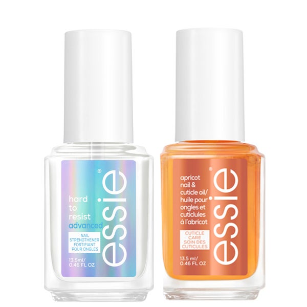 essie Nail Care Hard to Resist Advanced and Cuticle Oil Apricot Treatment Duo Kit