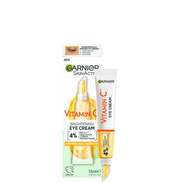 Garnier Brightening 4% Vitamin C, Niacinamide, Caffeine and Banana Powder Eye Cream 15ml