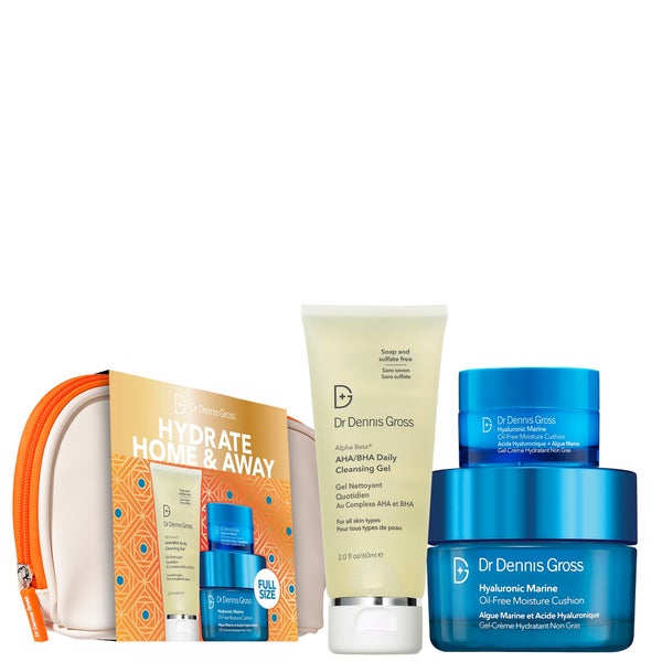 Dr Dennis Gross Skincare Hydrate Home and Away Set