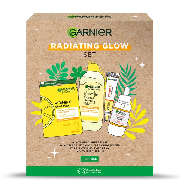 Garnier Radiating Glow Set for Face: Enjoy the Brightening Power of Vitamin C