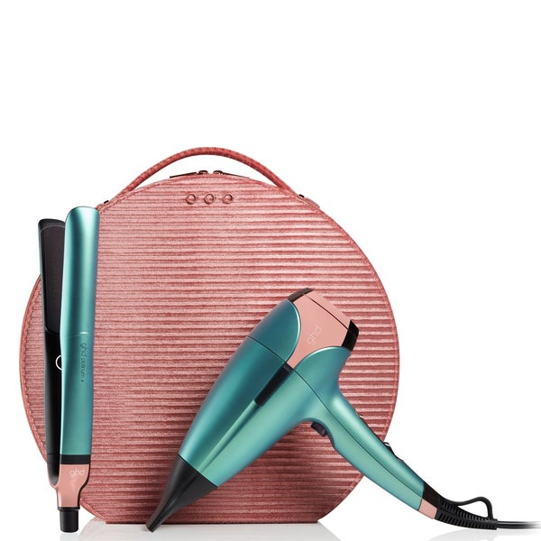 ghd Platinum+ and Helios Limited Edition Hair Straightener and Hair Dryer - Alluring Jade