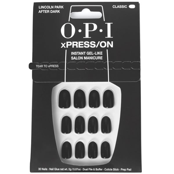 OPI xPRESS/ON French Press Press on Nails for Gel-Like Salon Manicure - Lincoln Park After Dark
