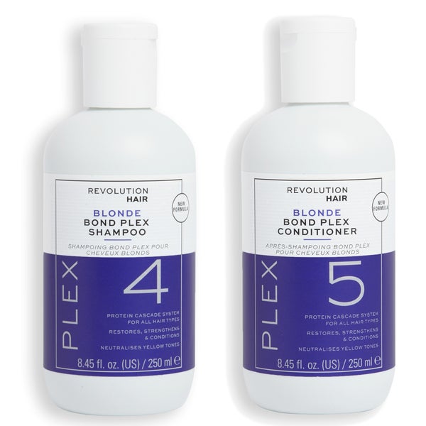 Revolution Haircare Blonde Bond Plex Shampoo and Conditioner Bundle