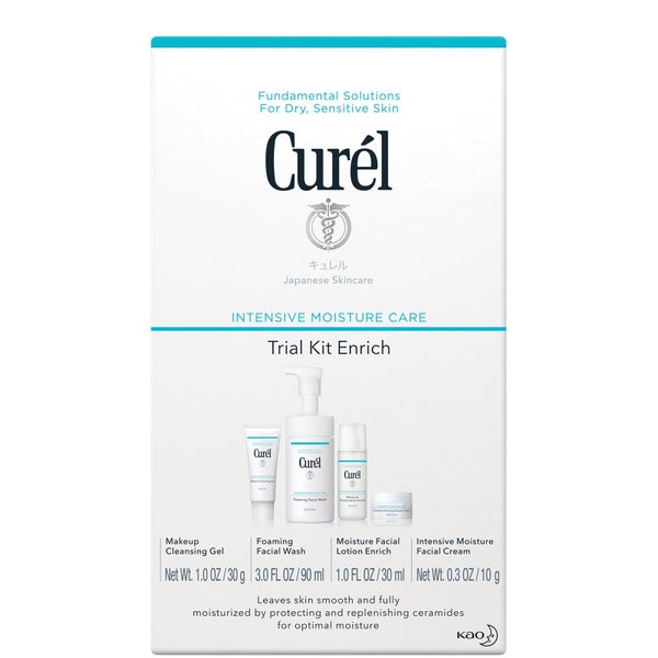Curél Enrich 2 Week Trial and Travel Kit for Dry, Sensitive Skin