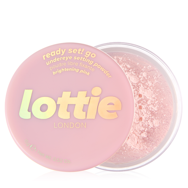 Lottie London Ready Set! Go Translucent Finishing Powder 15g - Brightening Pink