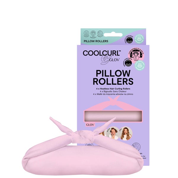 GLOV Coolcurl Heatless Hair Curling Rollers Set - Pink