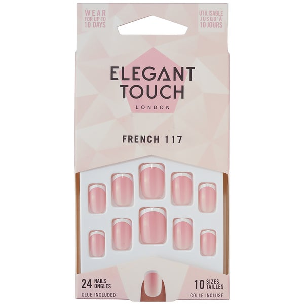 Elegant Touch False Nails - French Pink 117