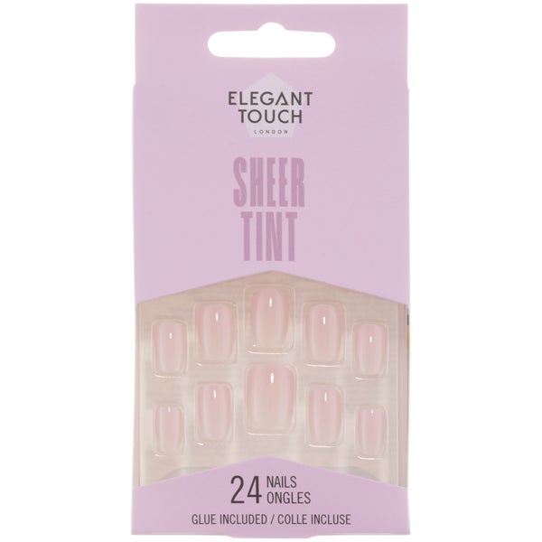 Elegant Touch False Nails Sheer Tint - Ballerina Pink