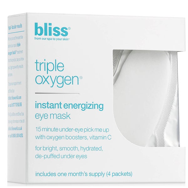 bliss Triple Oxygen Instant Energizing Eye Mask (4X 5.5ml)