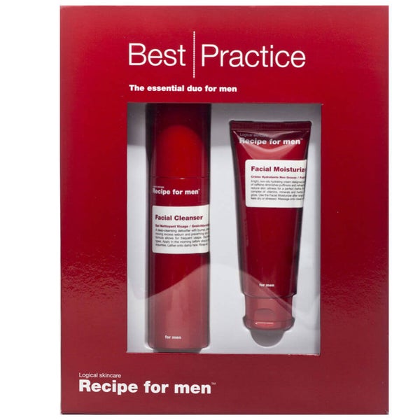 Recipe for Men - 最佳产品礼盒（洗面奶＆保湿面霜）