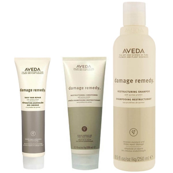 Aveda Damage Remedy Trio- Shampoo, Conditioner & Daily Hair Repair