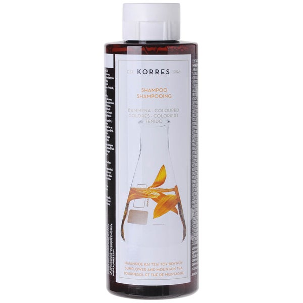 Korres  向日葵和山茶 洗发水适合染过色的 发质