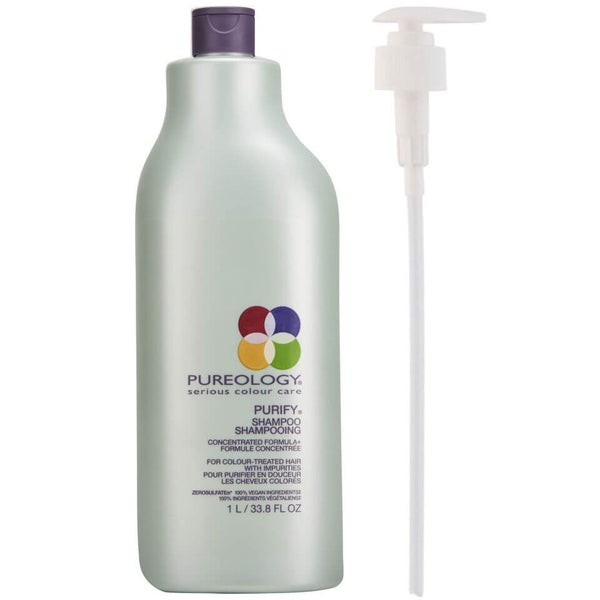 Pureology 普奥奇净化洗发水（1000ml）配备液压器
