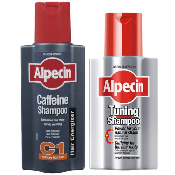 Alpecin 调理洗发水与咖啡因洗发水两件套