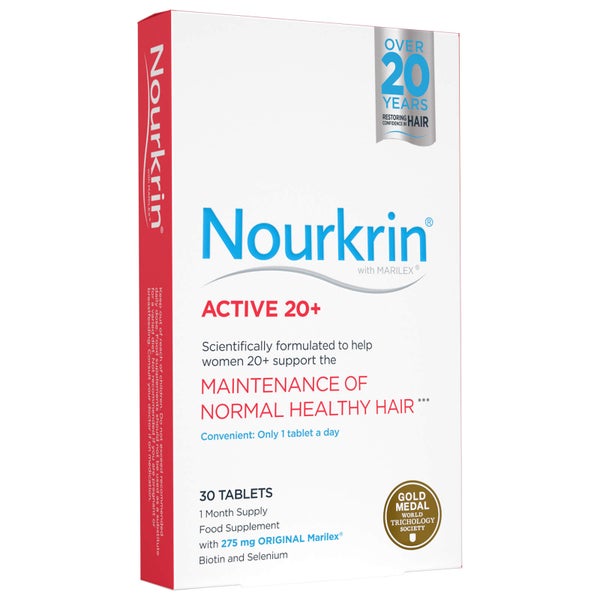 Nourkrin Active 20+ 养护发营养补充剂 | 30 片