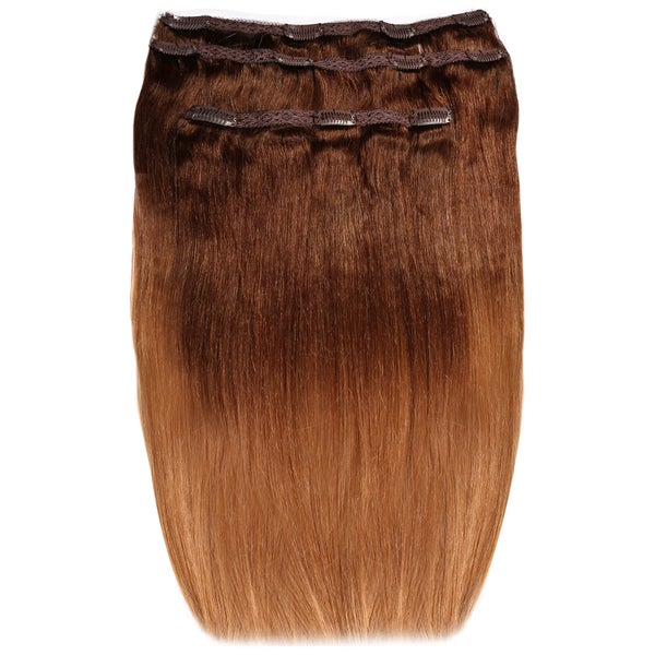 Beauty Works Deluxe Clip-In Hair Extensions 18 Inch - Sunkissed Caramel 6/27T