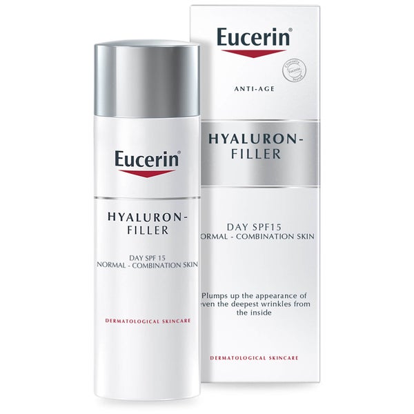 Eucerin® Anti-Age Hyaluron-Filler Day Cream for Normal to Combination Skin SPF15 + UVA Protection (50ml)
