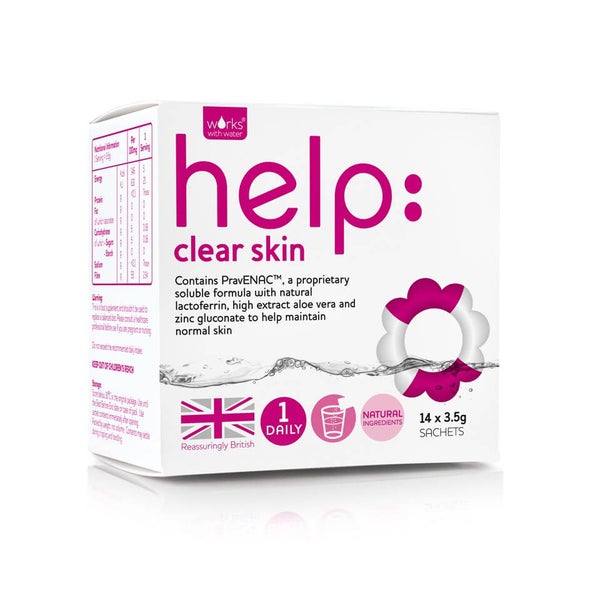 Works with Water Women's Help: Clear Skin Soluble Supplement (14 x 3.5g)