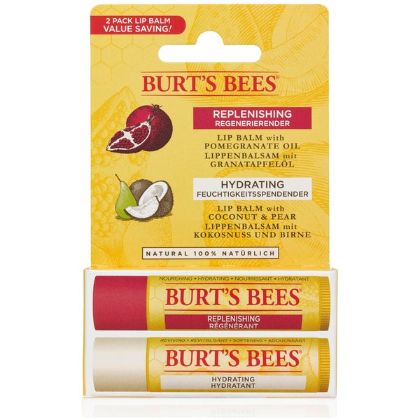 Burt's Bees Pomegranate & Coconut & Pear Lip Duo Pack