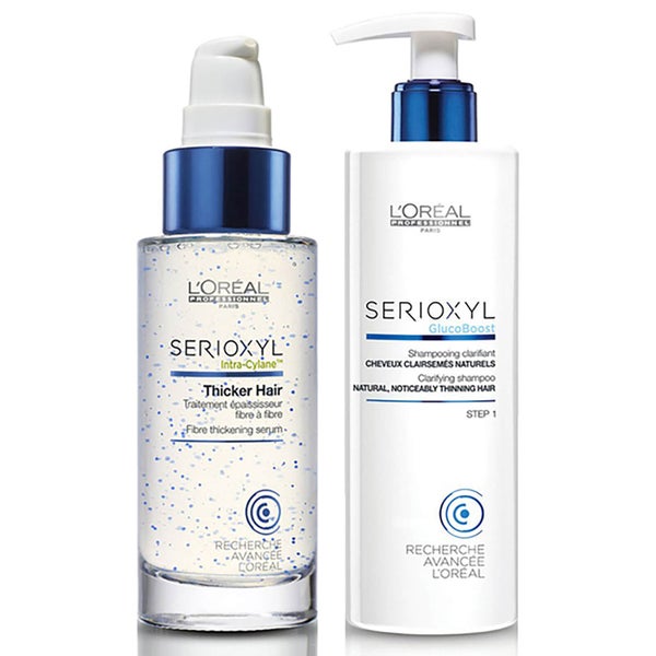 欧莱雅专业美发 Serioxyl 丰厚增发精华和自然脱发专用洗发水