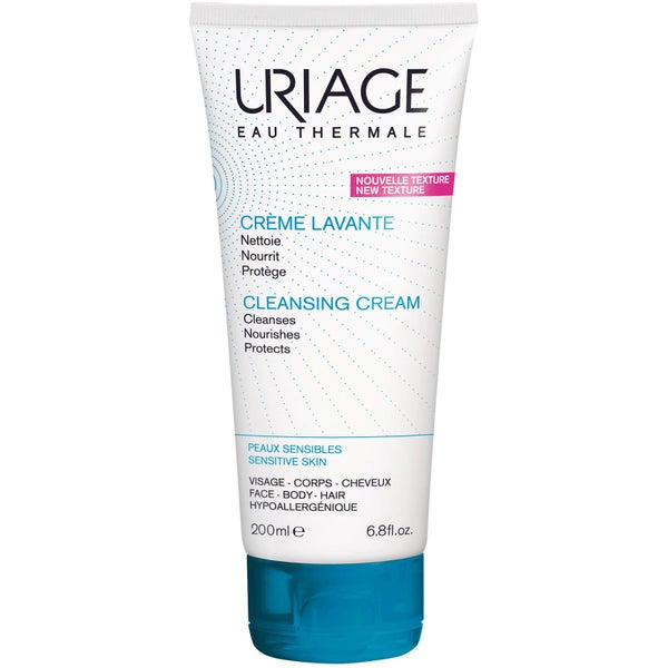 用于面部、身体和头皮的 Uriage Soap Free Cleansing Cream (200ml)